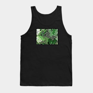 Aromantic Pride Abstract Rounded Circuits Tank Top